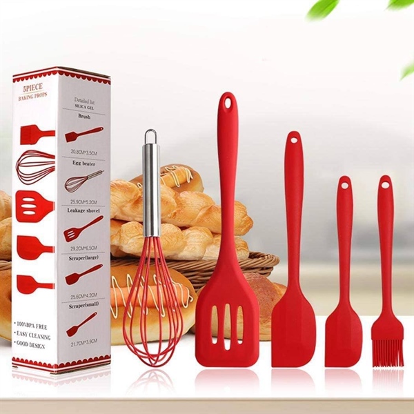 BỘ DỤNG CỤ LÀM BÁNH 5 MÓN SILICON