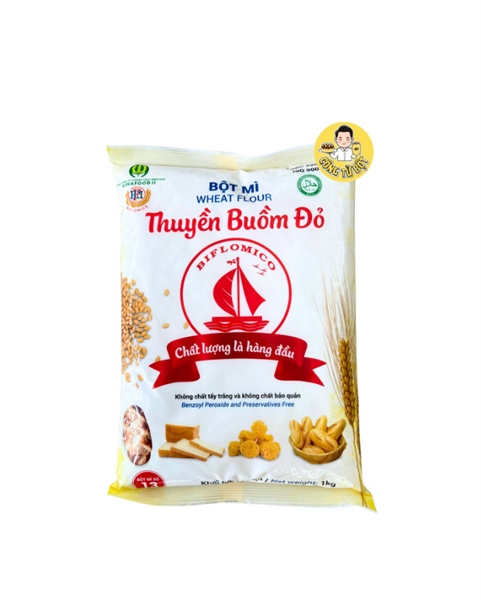 BỘT MÌ THUYỀN BUỒM ĐỎ 1KG