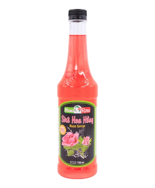 MAMA ROSA SYRUP HOA HỒNG 700ML (12/THÙNG)