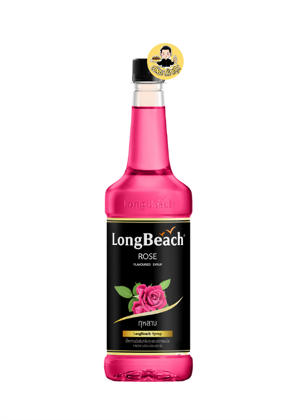 LONG BEACH SYRUP HƯƠNG HOA HỒNG 740ML (12/THÙNG)