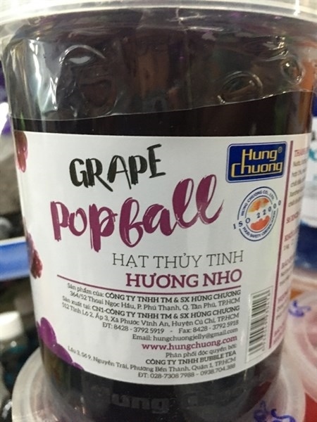HÙNG CHƯƠNG HẠT THỦY TINH NHO 1KG