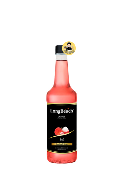 LONG BEACH SYRUP CÔ ĐẶC HƯƠNG VẢI 740ML (12/THÙNG)