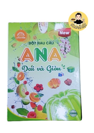 LOTUS FOOD BỘT RAU CÂU ANA (HỘP 10 GÓI\THÙNG 10 HỘP)