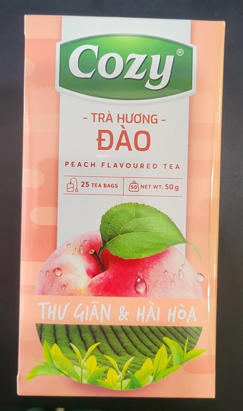 COZY TRÀ ĐÀO TÚI LỌC (36/THÙNG)