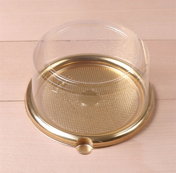 HỘP NHỰA TRÒN A1680G NẮP CAO ĐẾ VÀNG (100/LỐC-900/THÙNG)