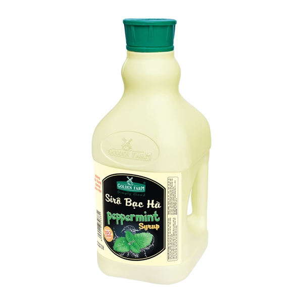 GOLDEN FARM SYRUP BẠC HÀ 2L (6/THÙNG)