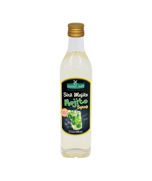 GOLDEN FARM SYRUP MOJITO 520ML (12/THÙNG)