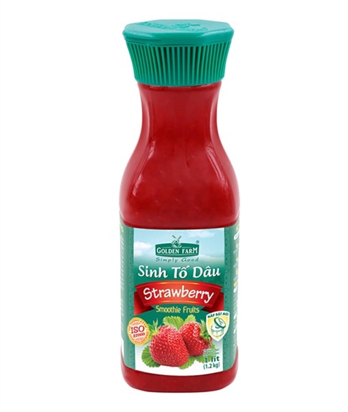 GOLDEN FARM SINH TỐ DÂU 1L (12/THÙNG)
