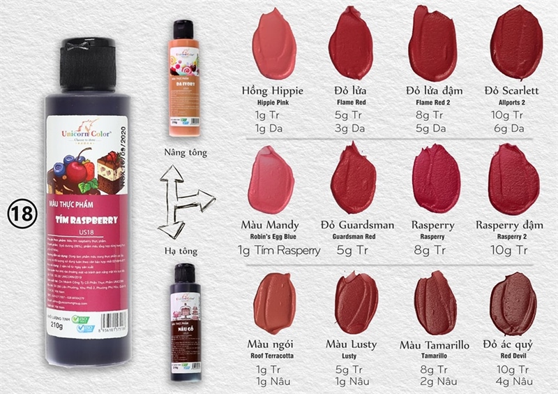 UNICORN MÀU TÍM RASPBERRY 210G