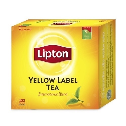 LIPTON NHÃN VÀNG TRÀ ĐEN TÚI LỌC (100TÚI/HỘP-36HỘP/THÙNG)