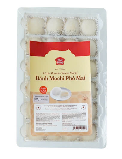 TÂN NHẤT HƯƠNG BÁNH MOCHI PHÔ MAI 960G (24/KHAY)