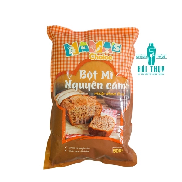 MAMA'S CHOICE BỘT MÌ NGUYÊN CÁM 500GR