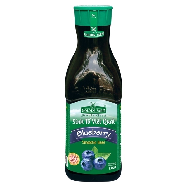 GOLDEN FARM SINH TỐ VIỆT QUẤT 1L (12/THÙNG)