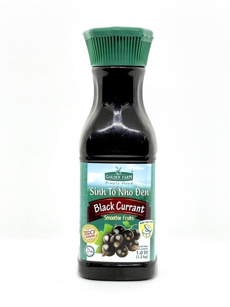 GOLDEN FARM SINH TỐ NHO ĐEN CHAI 1L (12/THÙNG)