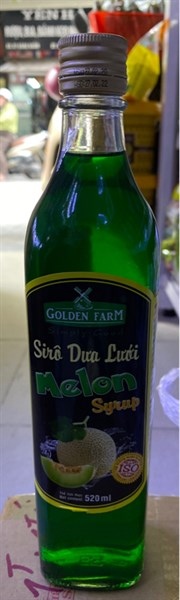 GOLDEN FARM SYRUP DƯA LƯỚI 520ML (12/THÙNG)