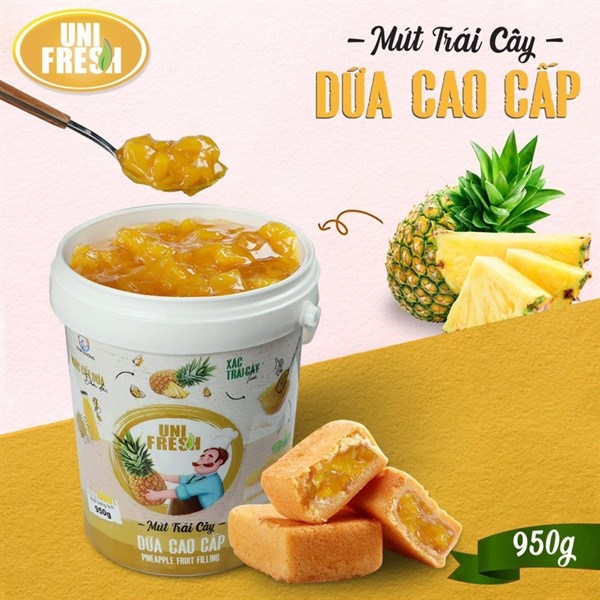 UNI FRESH MỨT THƠM XÔ 950G