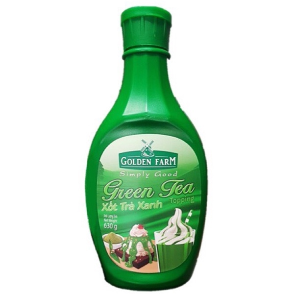 GOLDEN FARM SỐT TRÀ XANH 630G (12/THÙNG)