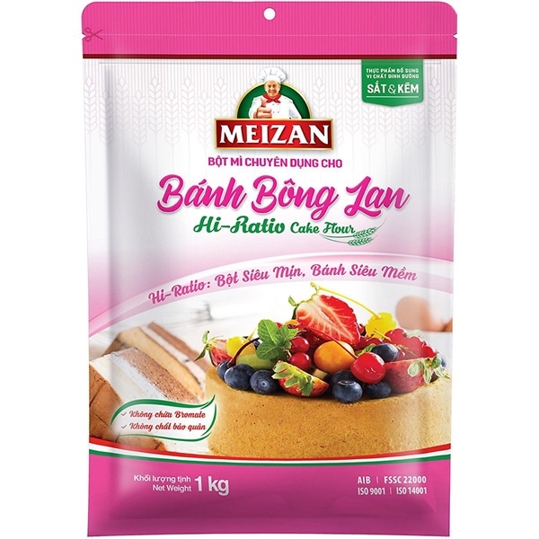MEIZAN BỘT BÁNH BÔNG LAN 1KG