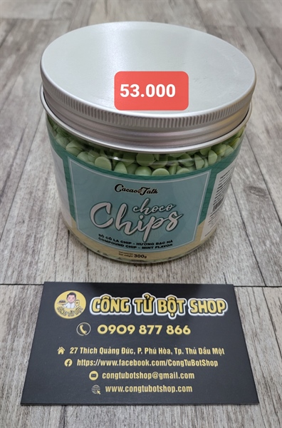 SOCOLA CHIP BẠC HÀ