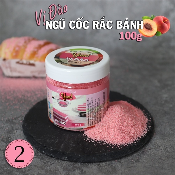 BỘT DECOR VỊ ĐÀO 100G