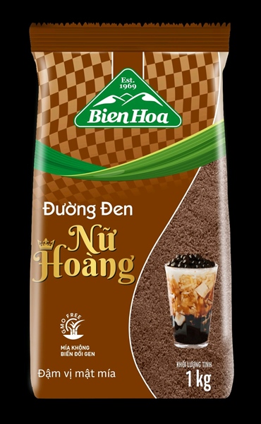 BIÊN HÒA ĐƯỜNG ĐEN NỮ HOÀNG 1KG (20/BAO)