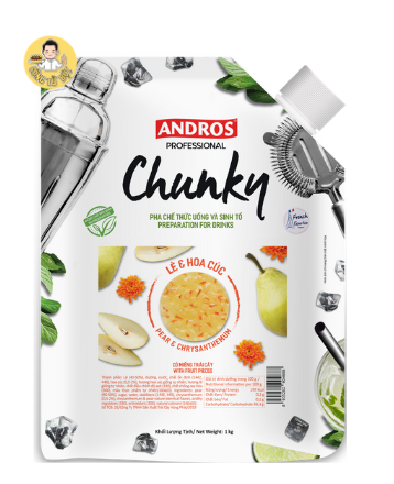 CHUNKY TÚI SINH TỐ LÊ & HOA CÚC 1KG