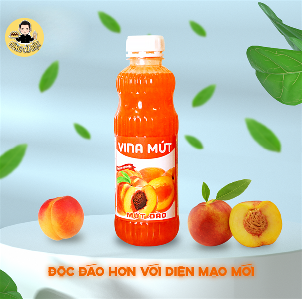 VINA SINH TỐ ĐÀO 1L (12/THÙNG)