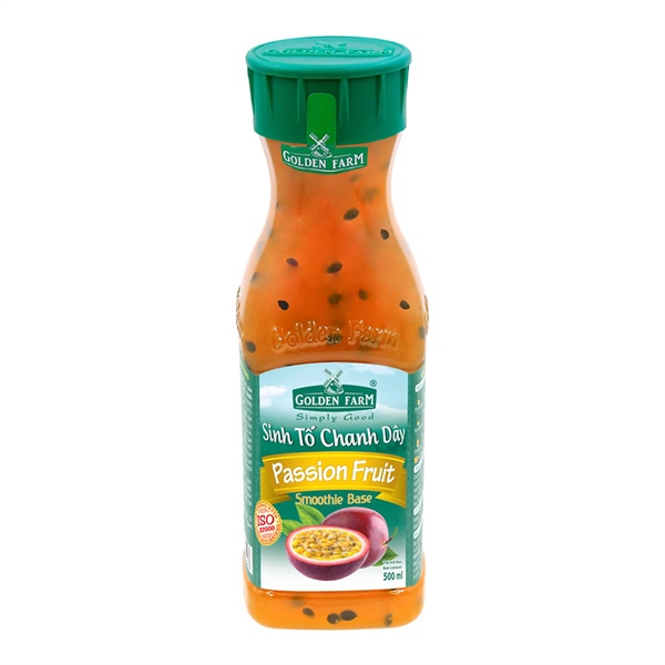 GOLDEN FARM SINH TỐ CHANH DÂY 1L (12/THÙNG)