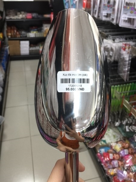 XÚC ĐÁ INOX LỚN 19.5x9.5x16.5CM