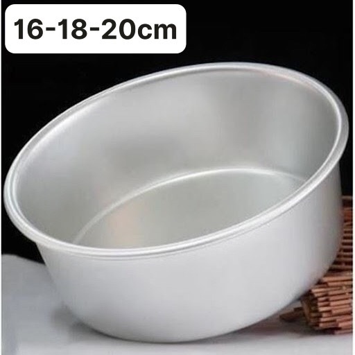KHUÔN TRÒN NHÔM XỊN ĐẾ LIỀN M6 16CM
