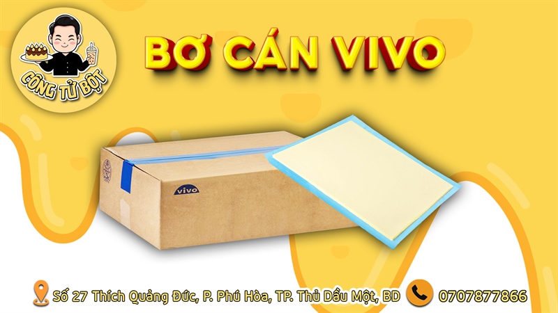 BƠ CÁN VIVO CL 100 SINGAPORE 1KG/MIẾNG - 10KG/THÙNG