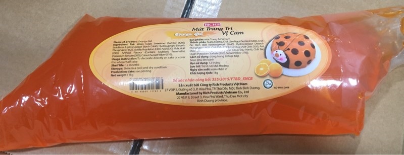 RICH'S MỨT TRANG TRÍ CAM 1KG