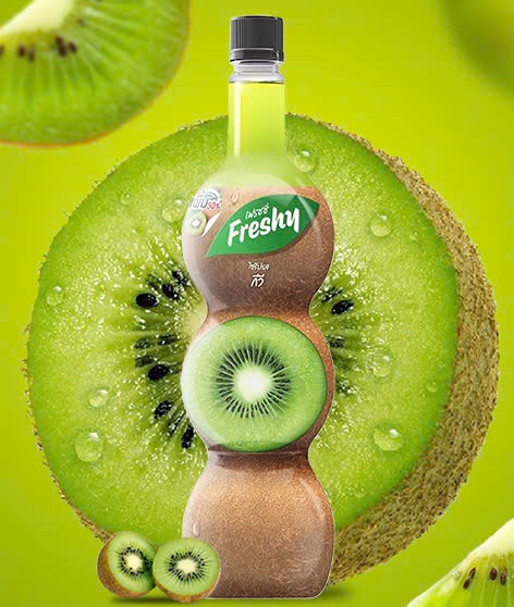 FRESHY SYRUP KIWI 710ML (12/THÙNG)