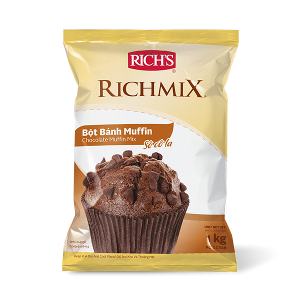 RICH'S BỘT TRỘN SẴN MUFFIN SOCOLA 1KG