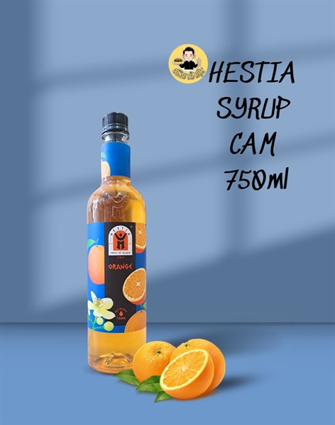 HESTIA SYRUP CAM 750ML (12/THÙNG)