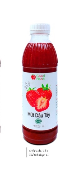 GOOD HEART MỨT DÂU TÂY 1L (15/THÙNG)